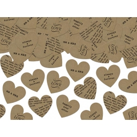 Χαρτινες Καρδιες Κονφετι Με Μηνυμα Αγαπης - ΚΩΔ:Kons47-Bb