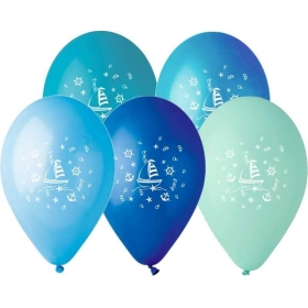 Τυπωμενα Μπαλονια Latex Ναυτικο Θεμα Σκουρο Μπλε 12" (30Cm) – ΚΩΔ.:13512321-Bb