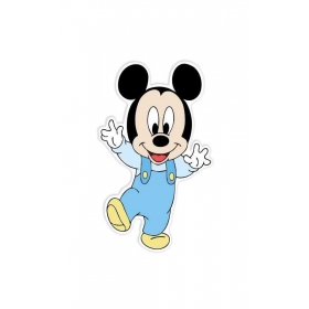 Ξυλινο Διακοσμητικο Baby Mickey 15 Εκατ. - ΚΩΔ:D16001-53-Bb