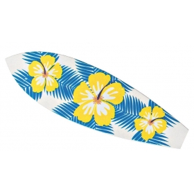 Ξυλινη Σανιδα Του Surf Με Λουλουδια 6X20Cm - ΚΩΔ:M3615-Ad