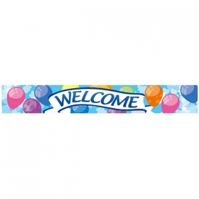 Banner Foil Happy Welcome - ΚΩΔ:206412-Bb