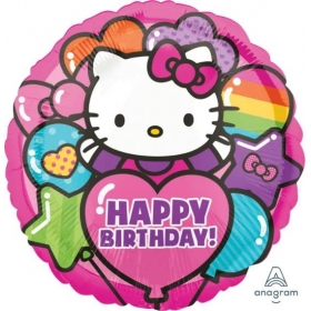 Μπαλονια Foil 18"(45Cm) Hello Kitty Happy Birthday - ΚΩΔ:529443-Bb