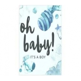 Ευχετηρια Καρτα Γεννησης Oh Baby & Φακελος - ΚΩΔ:Vc1702-44-Bb
