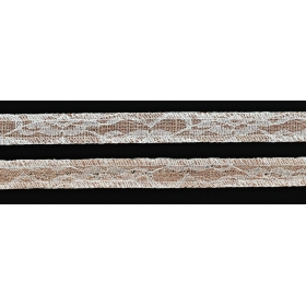Κορδελα Λινατσα Με Δαντελα 2.5Cmx10Μ - ΚΩΔ:M8268-25-Ad