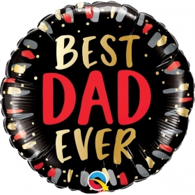 Μπαλονι Foil 18"(46Cm) Best Dad Ever - ΚΩΔ:98428-Bb