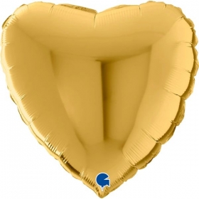Μπαλονι Foil 22"(56Cm) Χρυση Καρδια - ΚΩΔ:22012-Bb