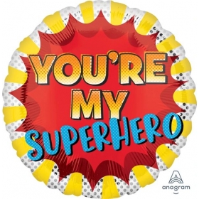 Μπαλονι Foil 19''(48Cm) You'Re My Superhero - ΚΩΔ:539455-Bb