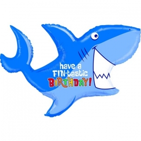 Μπαλονι Foil 39"(99Cm) Καρχαριας Birthday - ΚΩΔ:35559-Bb