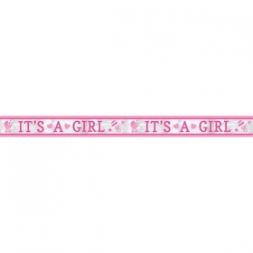 Banner Foil It'S A Girl 7.62M - ΚΩΔ:120187-Bb