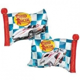 Μπαλονι Foil 14"(36Cm) Mini Shape Speed Racer Σημαια - ΚΩΔ:516541-Bb