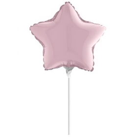 Μπαλονι Foil 10''(25Cm) Mini Shape Αστερι Περλε Ροζ - ΚΩΔ:207130G-Bb