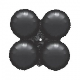 Μπαλονι Foil 16''(40Cm) Για Γιρλαντα Μαυρο - ΚΩΔ:206100Π-Bb