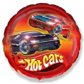 Μπαλονι Foil 18"(45Cm) Hot Cars - ΚΩΔ:401543-Bb