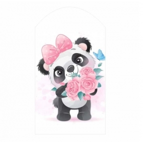 Ξυλινο Διακοσμητικο Panda Girl 10Εκατ. - ΚΩΔ:D16001-122-Bb
