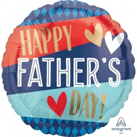 Μπαλονι Foil 18''(45Cm) Happy Father'S Day Stripes - ΚΩΔ:540951-Bb