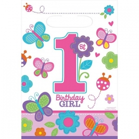 Σακουλακια Για Δωρακια 1St Birthday Girl - ΚΩΔ:370140-Bb