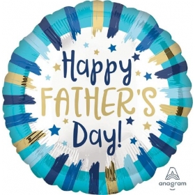 Μπαλονι Foil 18''(45Cm) Happy Father'S Day Painted Stripes - ΚΩΔ:539325-Bb