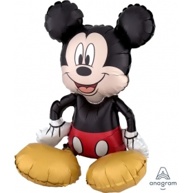 Μπαλονι Foil 45X45Cm Super Shape Καθιστος Mickey Mouse - ΚΩΔ:538185-Bb