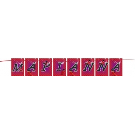 Σημαιακια Παρτυ Με Ονομα Miraculous Ladybug - ΚΩΔ:D1420-Bb