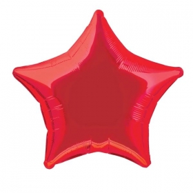 Μπαλονι Foil 18''(45Cm) Κοκκινο Αστερι - ΚΩΔ:206217-Bb