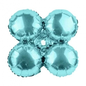 Μπαλονι Foil Για Γιρλαντα 16"(40Cm) Ανοιχτο Μπλε - ΚΩΔ:206097-Bb