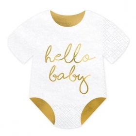 Χαρτοπετσετες Φορμακι Μωρου Hello Baby 16Cm - ΚΩΔ:Spk13-008-019-Bb