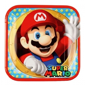 Χαρτινα Πιατα Φαγητου Super Mario 26.6Cm - ΚΩΔ:9901535-Bb