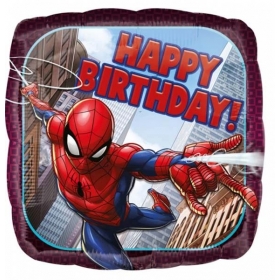 Μπαλονι Foil 18''(45Cm) Spiderman "Happy Birthday" - ΚΩΔ:534664-Bb