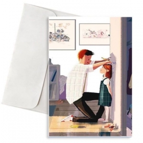 Καρτα Μπαμπας Και Κορη Με Φακελο - ΚΩΔ:Xk14001K-12W-Bb