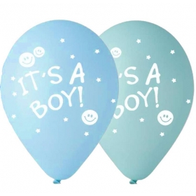 Γαλαζια-Βεραμαν Μπαλονια «It'S A Boy» 12'' (30Cm) – ΚΩΔ.:13512140Ιβ-Bb