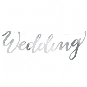 Γιρλαντα Γαμου Wedding Ασημι 16.5X45Cm - ΚΩΔ:Grl38-018-Bb