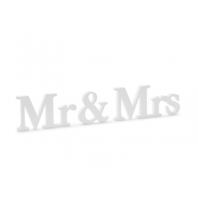 Ξυλινο Διακοσμητικο Mr & Mrs 50X9.5Cm - ΚΩΔ:492844-Nt