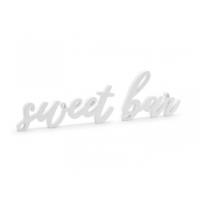 Ξυλινο Διακοσμητικο “Sweet Bar” 37X10Cm - ΚΩΔ:492853-Nt