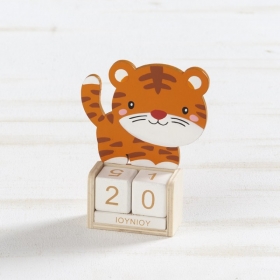 Ξυλινο Ημερολογιο Τιγρης 11.5Cm - ΚΩΔ:152026-Pr