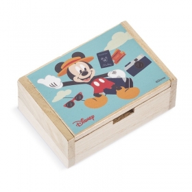 Ξύλινο Κουτάκι Mickey Travel 10.5x7x4cm - ΚΩΔ:NA240-PR