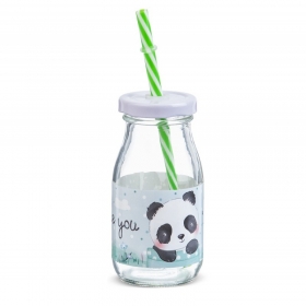 Γυαλινο Μπουκαλι Γαλακτος Panda 200Ml - ΚΩΔ:Sr955-Pr