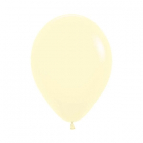Mπαλόνι Λάτεξ 5''(13cm) Κίτρινο Pastel Matte - ΚΩΔ:13506620-BB