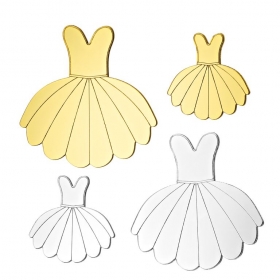 Plexiglass Φόρεμα Μπαλαρίνας 5X5cm - ΚΩΔ:M4693-AD