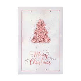 Ξύλινη Εκτυπωμένη Πλάτη για Γούρια "Merry Christmas" 22X30cm - ΚΩΔ:M10612-AD