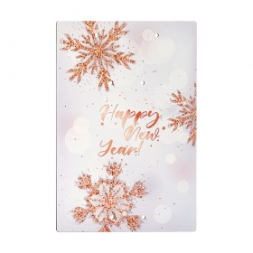 Ξύλινη Εκτυπωμένη Πλάτη για Γούρια "Happy New Year" 22X30cm - ΚΩΔ:M10617-AD