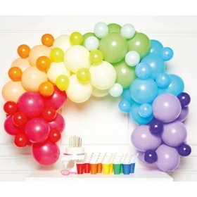 DIY Γιρλάντα με Μπαλόνια Rainbow - ΚΩΔ:9907432-BB