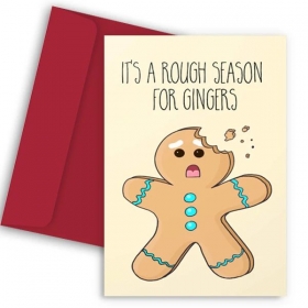 Χριστουγεννιάτικη Κάρτα Rough Ginger Season 11X18cm - ΚΩΔ:VC1702-77-BB