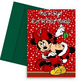 Χριστουγεννιάτικη Κάρτα Mickey & Minnie - ΚΩΔ:VC1702-94-BB