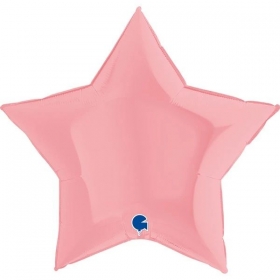 Μπαλόνι Foil 36"(91cm) Ροζ Ματ Αστέρι - ΚΩΔ:362M03PK-BB