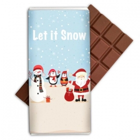 Χριστουγεννιάτικη Σοκολάτα Let It Snow 100gr - ΚΩΔ:5531113-100-6-BB