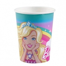 Χάρτινα Ποτήρια Πάρτυ Barbie Dreamtopia 250ml - ΚΩΔ:9902524-BB