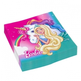 Χαρτοπετσέτες Barbie Dreamtopia 33X33cm- ΚΩΔ:9902525-BB