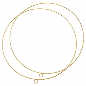 Μεταλλικός Κρίκος Χρυσό 40cm - ΚΩΔ:NB052-NU