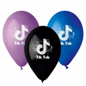 Μπαλόνι Latex 13 (33cm) Tik Tok - ΚΩΔ:13613402-BB