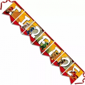 Σημαιάκια Lego Ninjago με Όνομα 13X18cm - ΚΩΔ:P25969-7-BB
